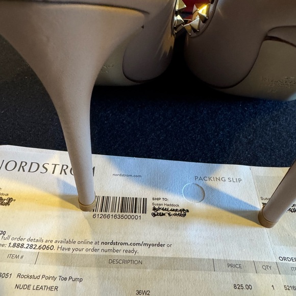 Valentino Rockstud Nude Heels Women’s Sz 36 US6 - Picture 12 of 15